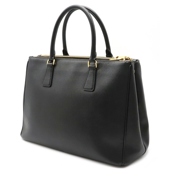 Prada Bag Galleria Tote Black Nero Leather Saffiano - Picture 1 of 9